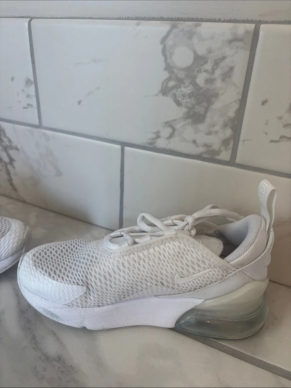 Nike Air Max 270 White Kids Size 12C